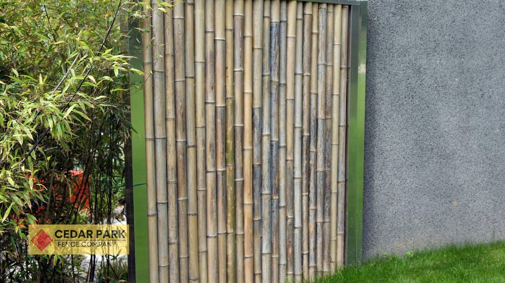 bamboo fence