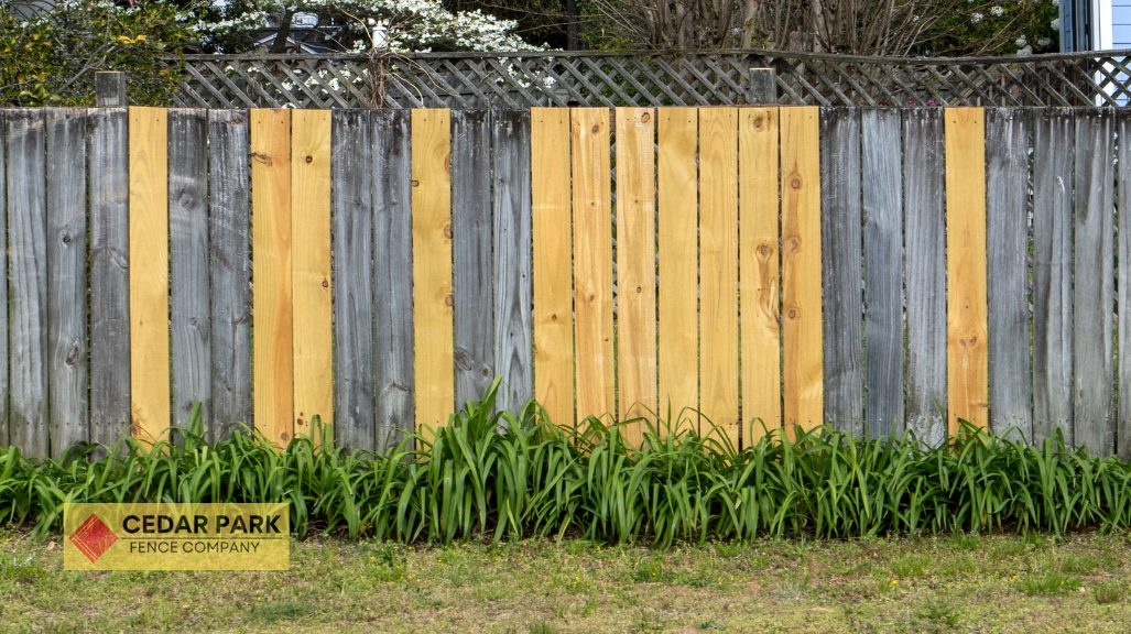 wooden fence