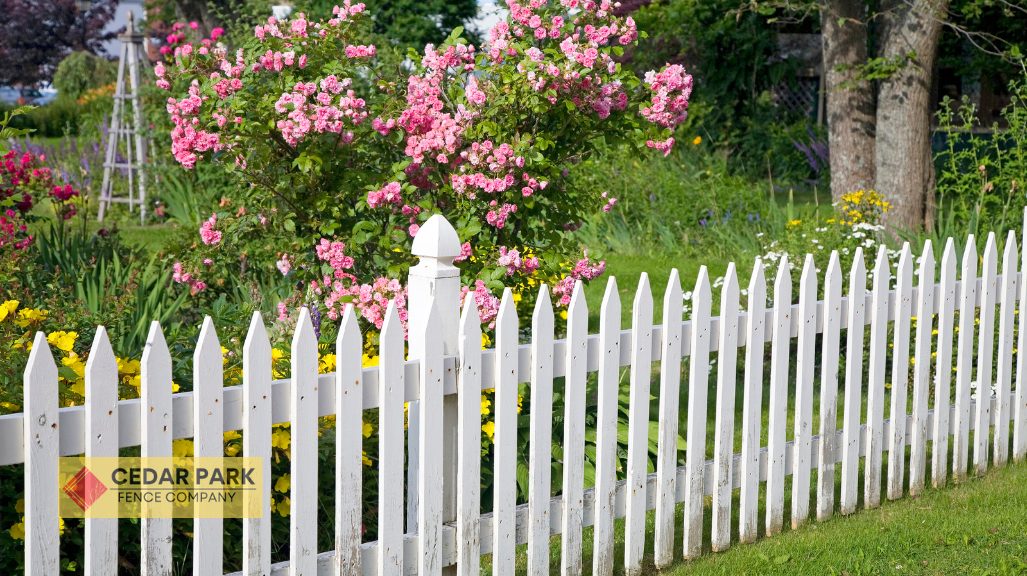 white picket fence