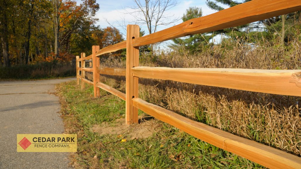 split rail fence